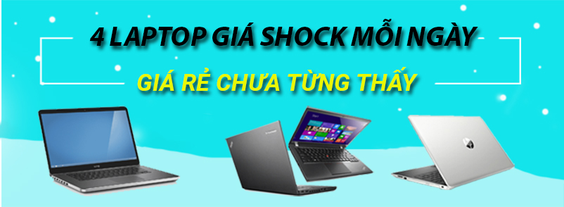 4 laptop giá shock mỗi ngày